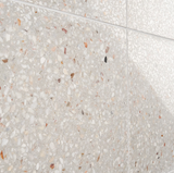 True Terrazzo Dove Gray 16x16 Polished Terrazzo Tile
