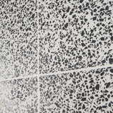 True Terrazzo Tinos Black and White 16x16 Polished Terrazzo Tile
