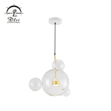 DLSS Lighting The Lovely Glass LED Chandelier Lamp for Living Room Pendant Light