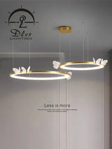 DLSS The Modern Decoratice Pendant Light for Indoor with Hold Lamp LED Chandelier