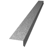 Able Sheet Metal 2" x 2" Grip Edge Drip Edge Flashing, 26 Gauge Galvanized Steel, 10 ft