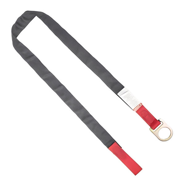 Concrete Embed Anchor Straps with Protective Sleeve - 1 D-Ring -  1 Loop - All Sizes