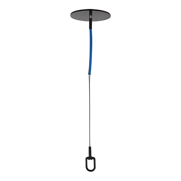 5K Drop Thru Anchor with Swivel D-Ring - 4in Round Plate - Cable - All Lengths image 2
