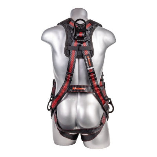 Kapture 5 Point Elite+ Full Body Harness - 3 D-Rings - QC Chest - Tongue Buckle Legs & Shoulder Pads - All Sizes image 3