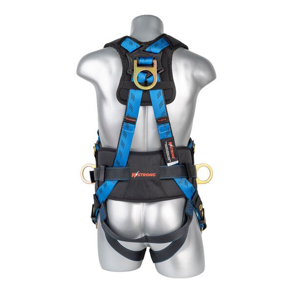 Kapture 5 Point Essential+ Full Body Harness - Dorsal D-Ring - Tongue Buckle Legs - Shoulder Pads & Waist Belt - All Sizes image 2