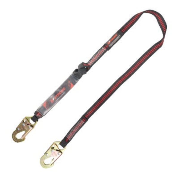 Shock Absorbing Lanyard - Clear Shock Pack - 2 Snap Hooks - All Sizes image 3