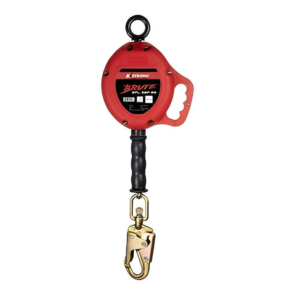 Brute Self Retracting Lifeline - Stainless Steel Wire Cable (Swivel Snap Hook) - All Sizes