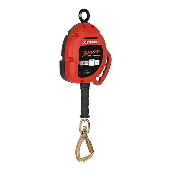 Brute Self Retracting Lifeline - Galv Steel Wire Cable (Carabiner) - All Sizes image 3
