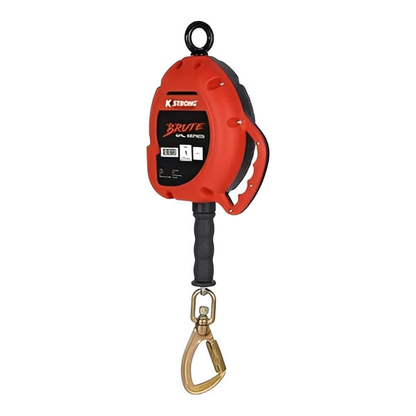Brute Self Retracting Lifeline - Galv Steel Wire Cable (Carabiner) - All Sizes image 4