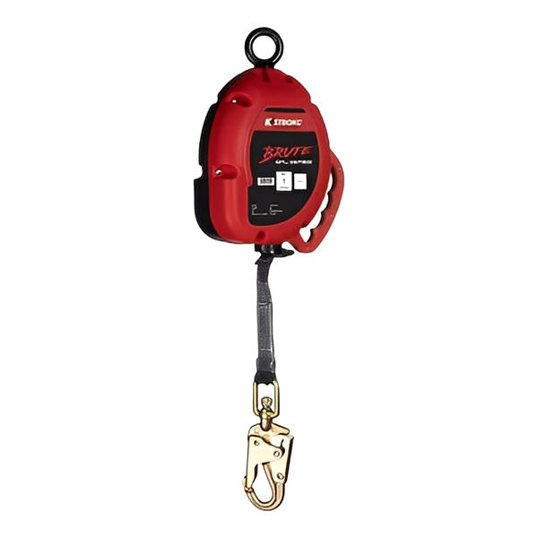 Brute Self Retracting Lifeline - Webbing Cable - Steel Snap Hook image 2