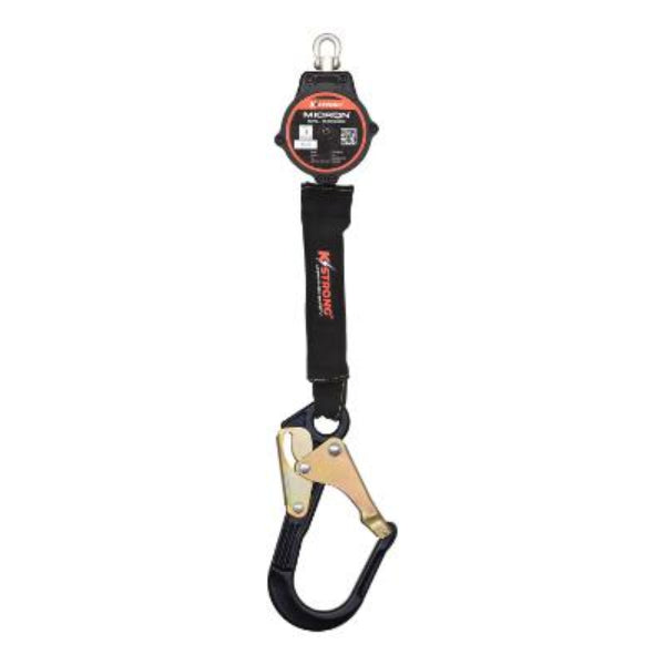 Micron Arc Flash Self Retracting Lifeline - Aluminum Rebar Hook - 6ft image 3