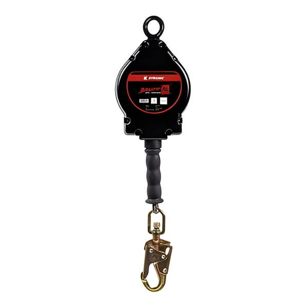 Brute-AL Aluminum Housing Self Retracting Lifeline - Galv Steel Wire Cable (Steel Snap Hook) - All Sizes image 5