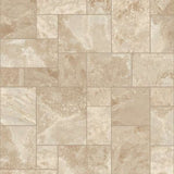 Congoleum ArmorCore UR Terrace Paver 12-ft W Cut-to-Length Fresh Brew Stone Look Low-Gloss Finish Sheet Vinyl