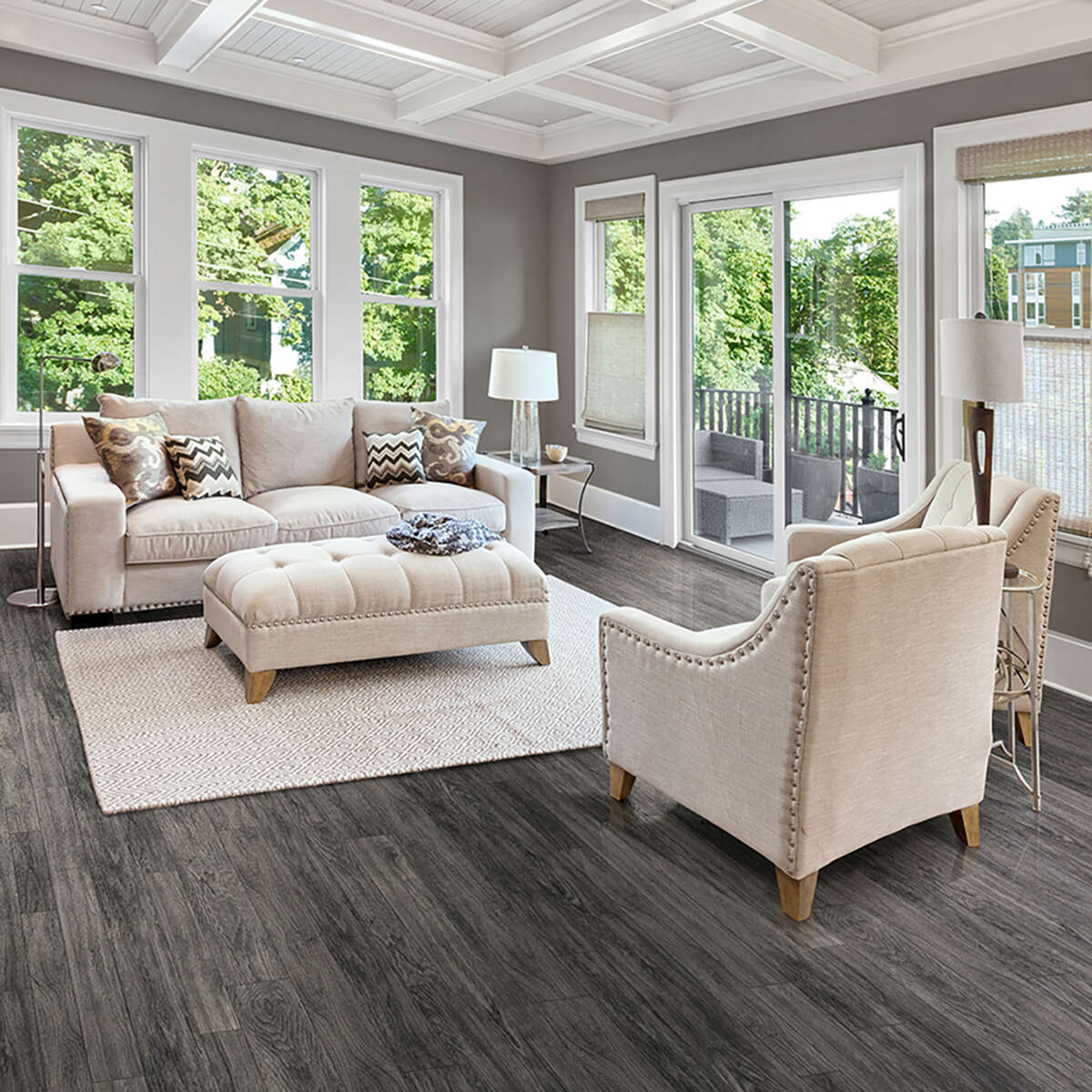 Congoleum ArmorCore Pro UR Oak Run Yukon Sky 12-ft W Cut-to-Length Wood-Look Low-Gloss Sheet Vinyl Flooring