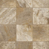 Congoleum ArmorCore Pro UR Valley Path 12-ft W Cut-to-Length Sandy Brown Stone Look Low-Gloss Finish Sheet Vinyl