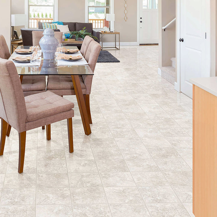 Congoleum ArmorCore Pro UR Santa Cruz Down Pillow 12-ft W Cut-to-Length Stone Look Low-Gloss Sheet Vinyl Flooring