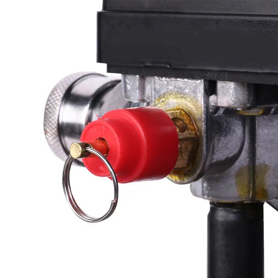 Ronix Ultra Quiet Oil-Free 25L Electric Industrial Hose Upright Air Compressor
