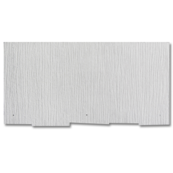 WeatherSide Fiber-Cement Siding - Purity Thatched Shingle w/ Textured Surface - 12 in x 24 in (19 Shingles - Approx 33 Sq Ft) image 2