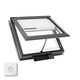 VELUX Solar Powered Venting Deck Mount Skylight - White Solar Powered Shade image 20