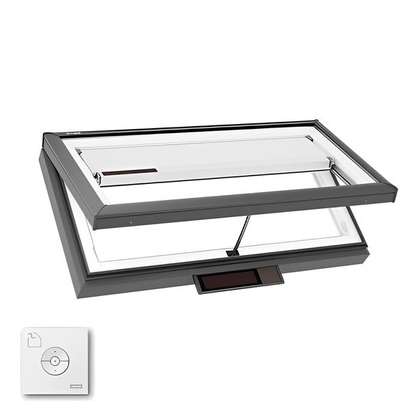 VELUX Solar Powered Venting Curb Mount Skylight - White Solar Powered Shade image 18