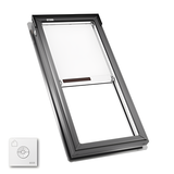 VELUX Fixed Deck Mount Skylight - White Solar Powered Shade