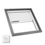 VELUX Fixed Curb Mount Skylight - White Solar Powered Shade image 22