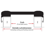 VELUX Fixed Curb Mount Skylight - White Solar Powered Shade image 16