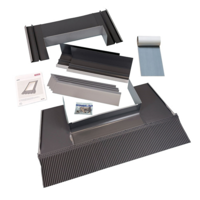 14 in. Curb Mount Rigid Sun Tunnel Skylight with Wildfire Glass and ECL Shingle Roof Flashing image 10