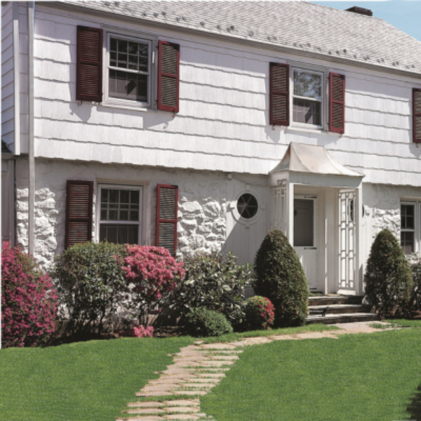 WeatherSide Fiber-Cement Siding - Emphasis Thatched Shingle w/ Woodgrain Surface - 14 - ⅝ in x 25 in (11 Shingles - Approx 25 Sq Ft) image 4