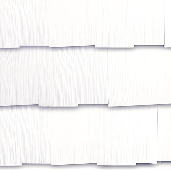 WeatherSide Fiber-Cement Siding - Emphasis Thatched Shingle w/ Woodgrain Surface - 14 - ⅝ in x 25 in (11 Shingles - Approx 25 Sq Ft)