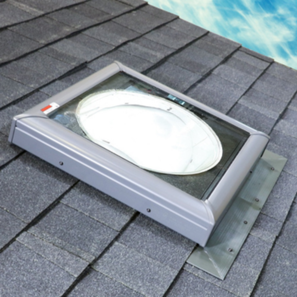 14 in. Self-Flashed Rigid Sun Tunnel Skylight with Hurricane-Resistant Glass image 3