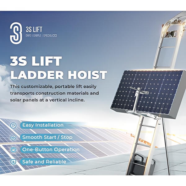 3S Ladder Hoist - Single Phase (110V) - All Sizes image 5
