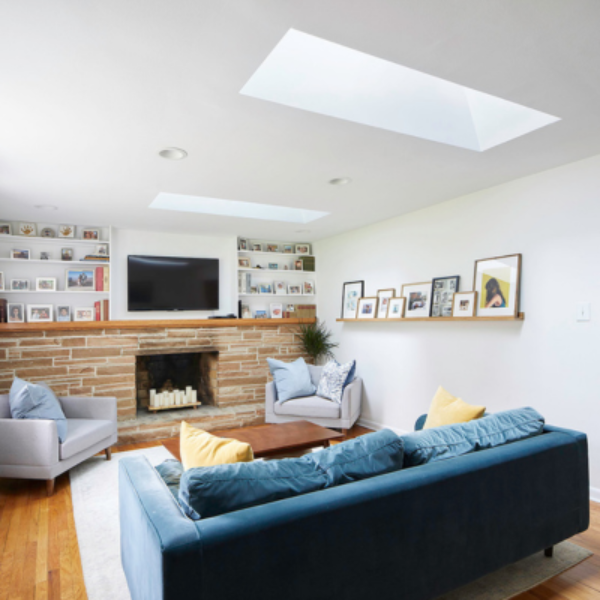 VELUX Solar Powered Venting Curb Mount Skylight - White Solar Powered Shade image 13