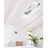 VELUX Solar Powered Venting Curb Mount Skylight - White Solar Powered Shade image 14
