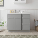 Vanity Art 15 in. W x 21 in. D x 32.5 in. H 3-Drawer Bath Vanity Cabinet (Cabinet Only) in White
