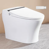 Vanity Art Elongated Smart Toilet Bidet, 1-Piece, 1.28 GPF, White, Auto Flush, Heated Seat, Air Drying, Remote Control, LED Display