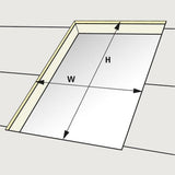 VELUX Fixed Deck Mount Skylight - White Solar Powered Shade image 14