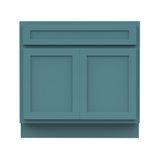 Vanity Art 30 in. W. x 21 in. D x 32.5 in. H 2-Doors Bath Vanity Cabinet Only in Sea Green