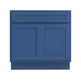 Vanity Art 30 in. W x 21 in. D x 32.5 in. H 2-Doors Bath Vanity Cabinet without Top in Blue