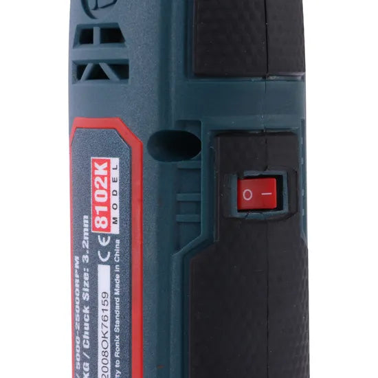 Ronix Variable Speed 12V Engraving Mini Cordless Grinder Machine Rotary Tools Kit