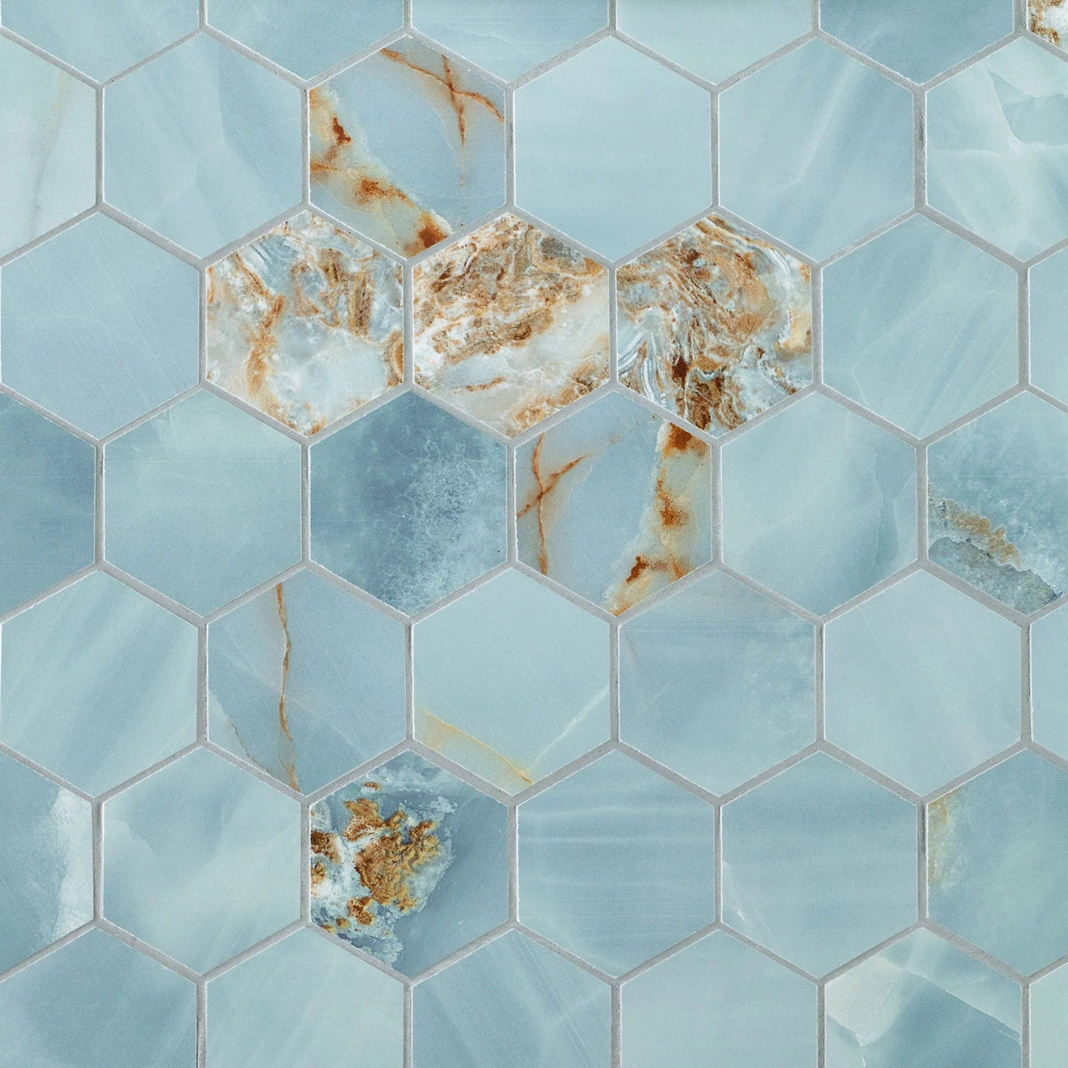 Vita Bella Hexagon Porcelain Mosaic