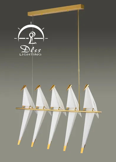 DLSS Lighting Vivid Bird Pendant Light Mounted Lighting Fixture Ceiling Light Bird Chandelier
