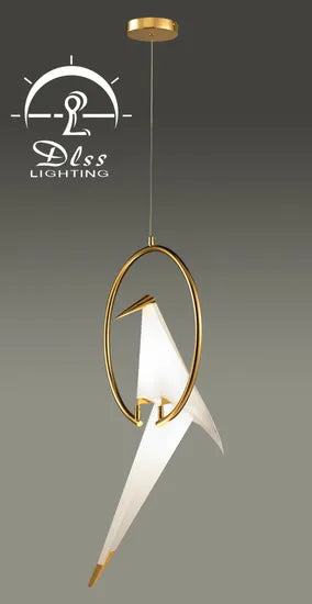 DLSS Lighting Vivid Bird Pendant Light Mounted Lighting Fixture Ceiling Light Bird Chandelier