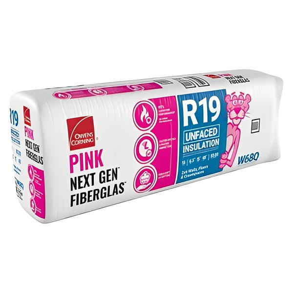 Owens Corning R-19 Un-Faced Fiberglass Insulation Batts (All Sizes) image 5