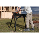 WEN WA601 600 lbs. Capacity Portable Clamping Sawhorse Work Bench with Non-Marring Jaws