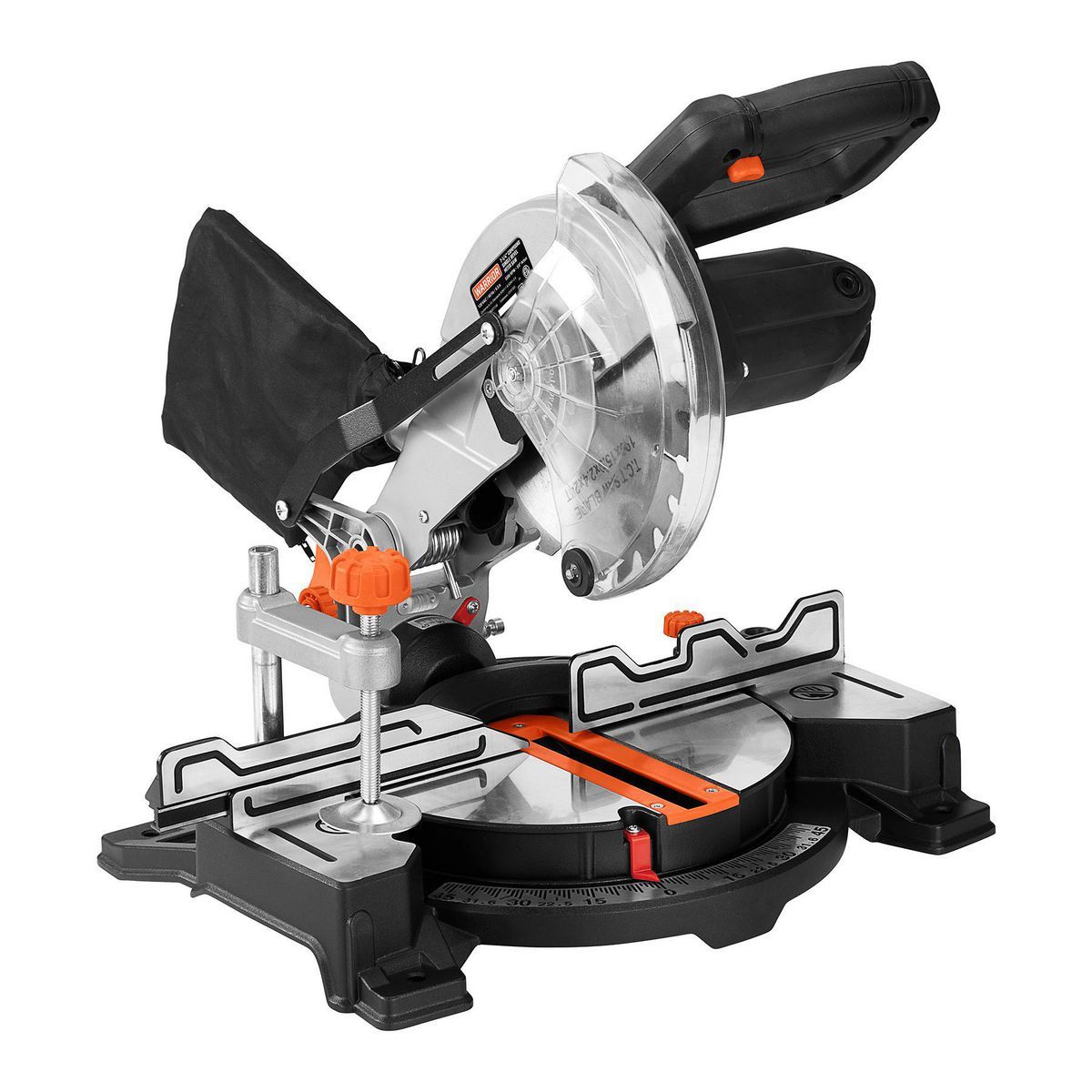 WARRIOR 7-1/4 in. Single Bevel Compound Miter Saw