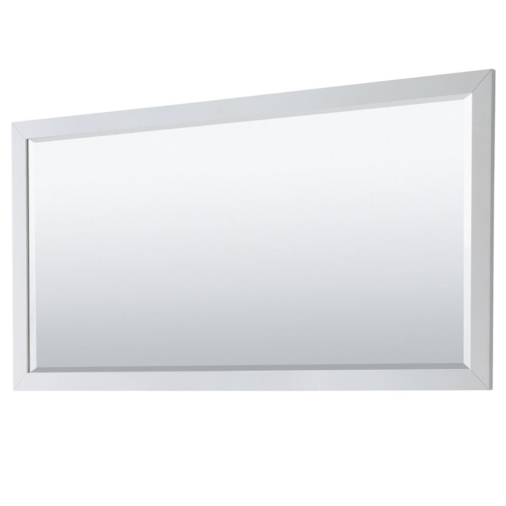 Wyndham Collection Daria 80-in White Double Sink Bathroom Vanity with White Carrara Marble Natural Marble Top