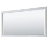 Wyndham Collection Daria 80-in White Double Sink Bathroom Vanity with White Carrara Marble Natural Marble Top