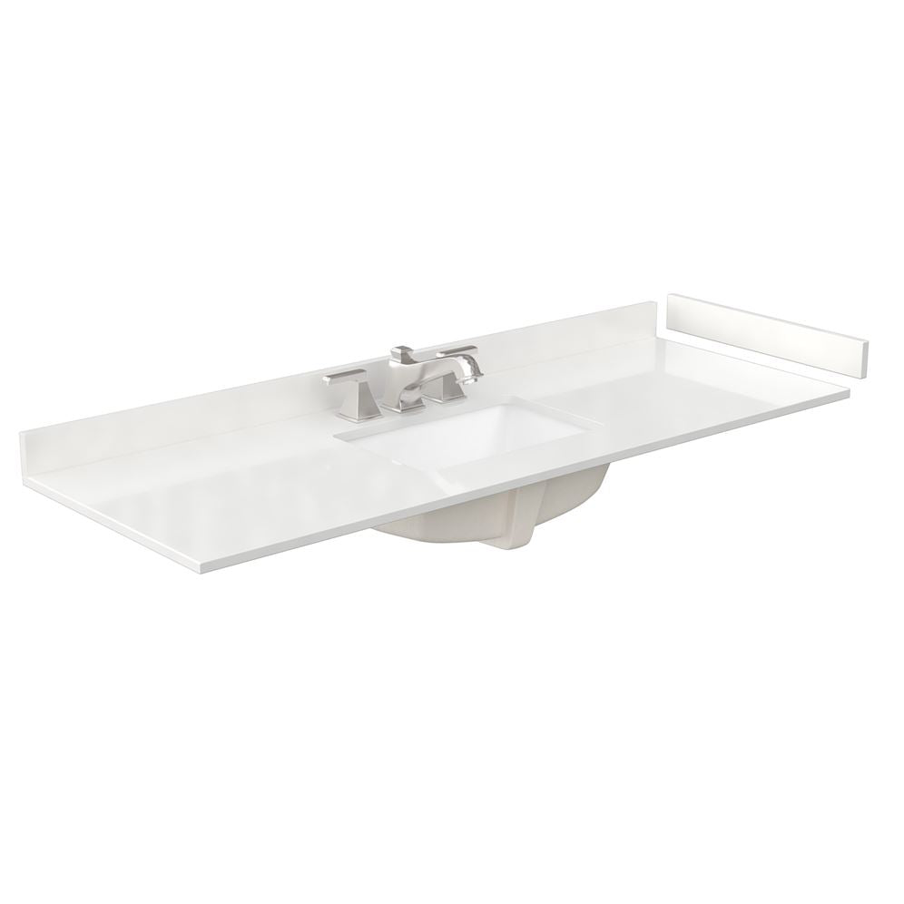 Wyndham Collection Deborah 60-in Dark Gray Single Sink Bathroom Vanity with White Carrara Natural Marble Top (Mirror Included)