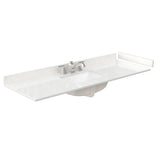 Wyndham Collection Deborah 60-in Dark Gray Single Sink Bathroom Vanity with White Carrara Natural Marble Top (Mirror Included)